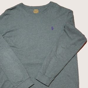 Green Long Sleeve Polo T